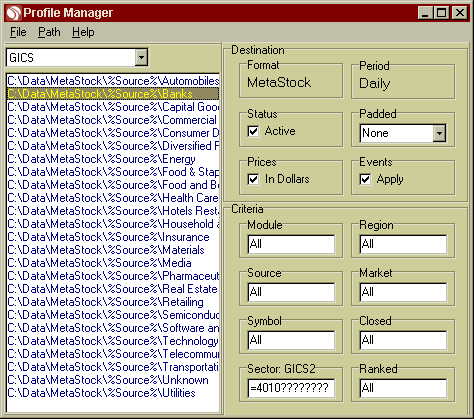 Bodhi Freeway 3: Bank GICS directory