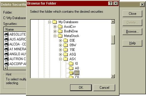 Browse to the corrupted files directory