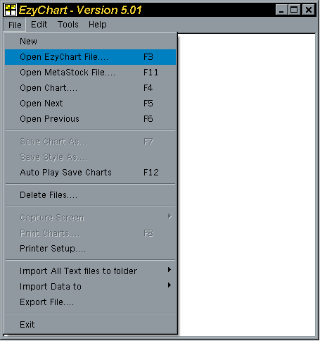 EzyChart: Open File